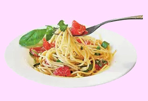 Готовим спагетти с помидорами,рецепт спагетти  с помидорами,